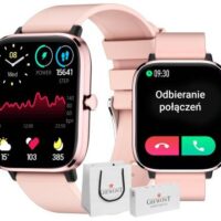 Smartwatch Giewont Dynamic SmartCall w różowym kolorze