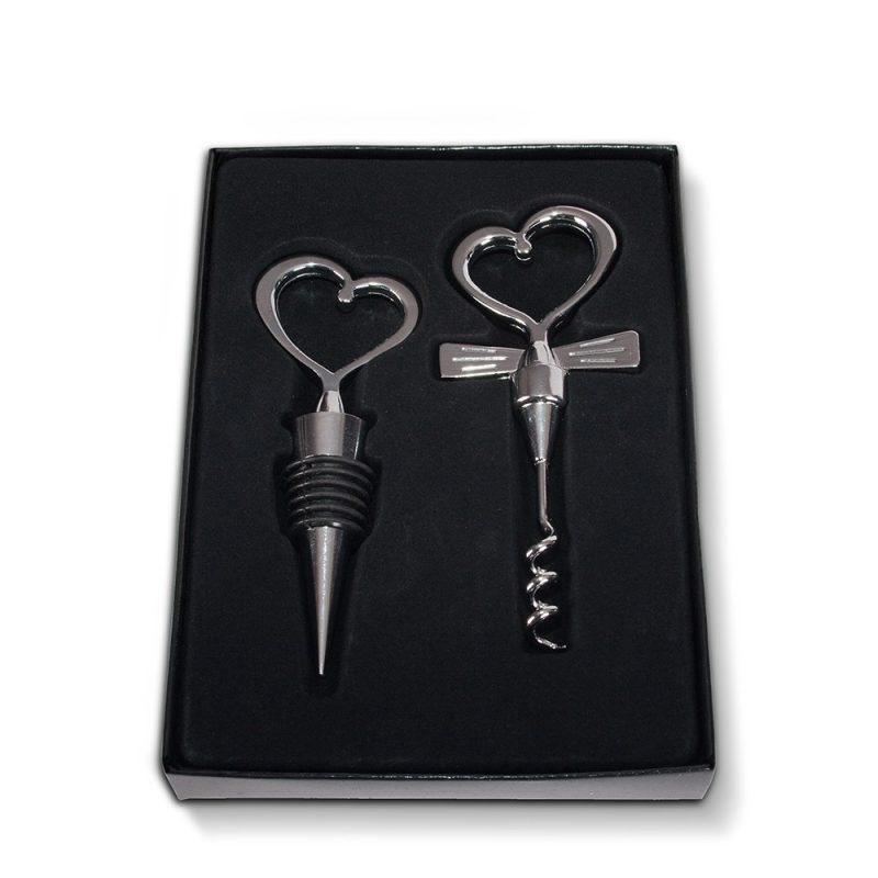 Korkociąg i zatyczka do wina -Prezent dla Młodej Pary zamiast kwiatów