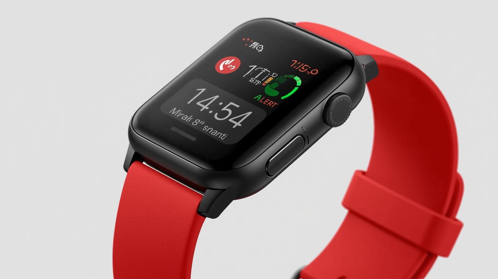 Smartband Giewont GW200-1 Black + Alert Red Pasek – recenzja i funkcje