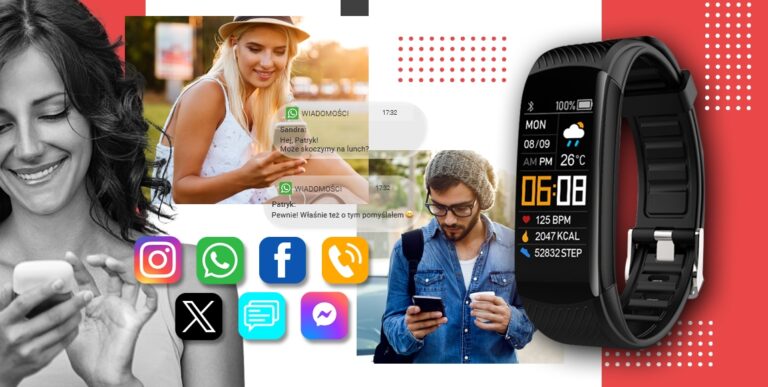 Smartband Giewont GW200-1 Black + Alert Red Pasek – recenzja i funkcje