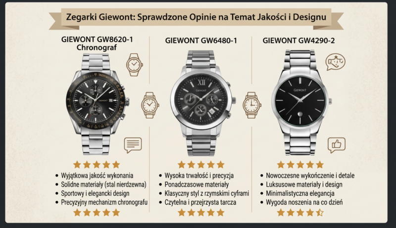 Eleganckie zegarki analogowe o wysokiej jakości