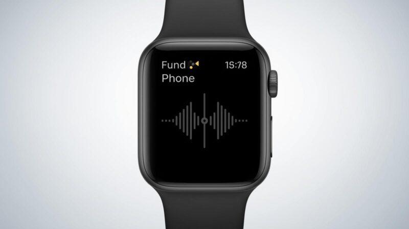 Funkcja Znajdź telefon w zegarkach