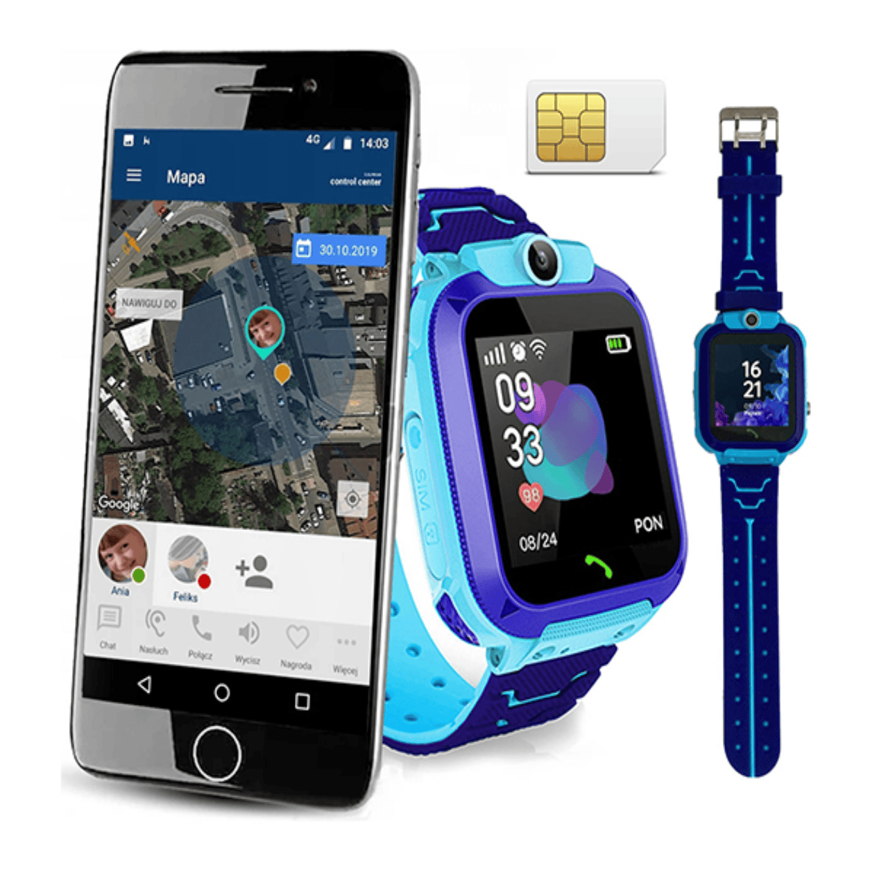 Calmean Easy Niebieski