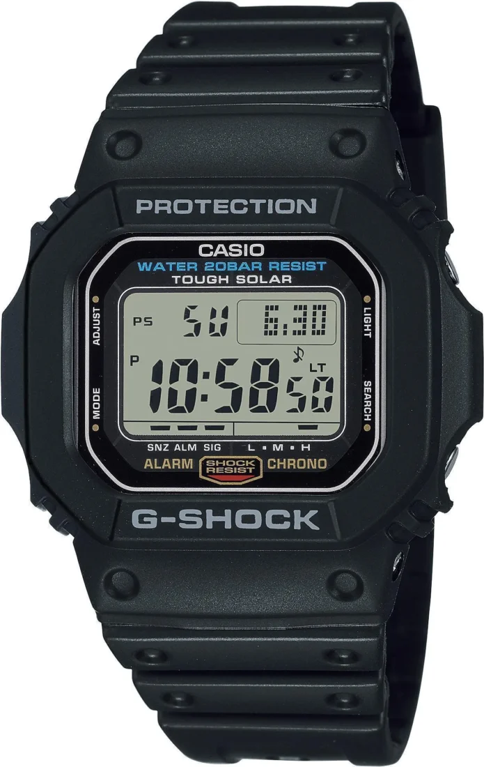 pierwsze miejsce w rankingu Zegarki męskie do 300 zł - Casio G-SHOCK G-5600UE-1E – pancerny klasyk z solarem