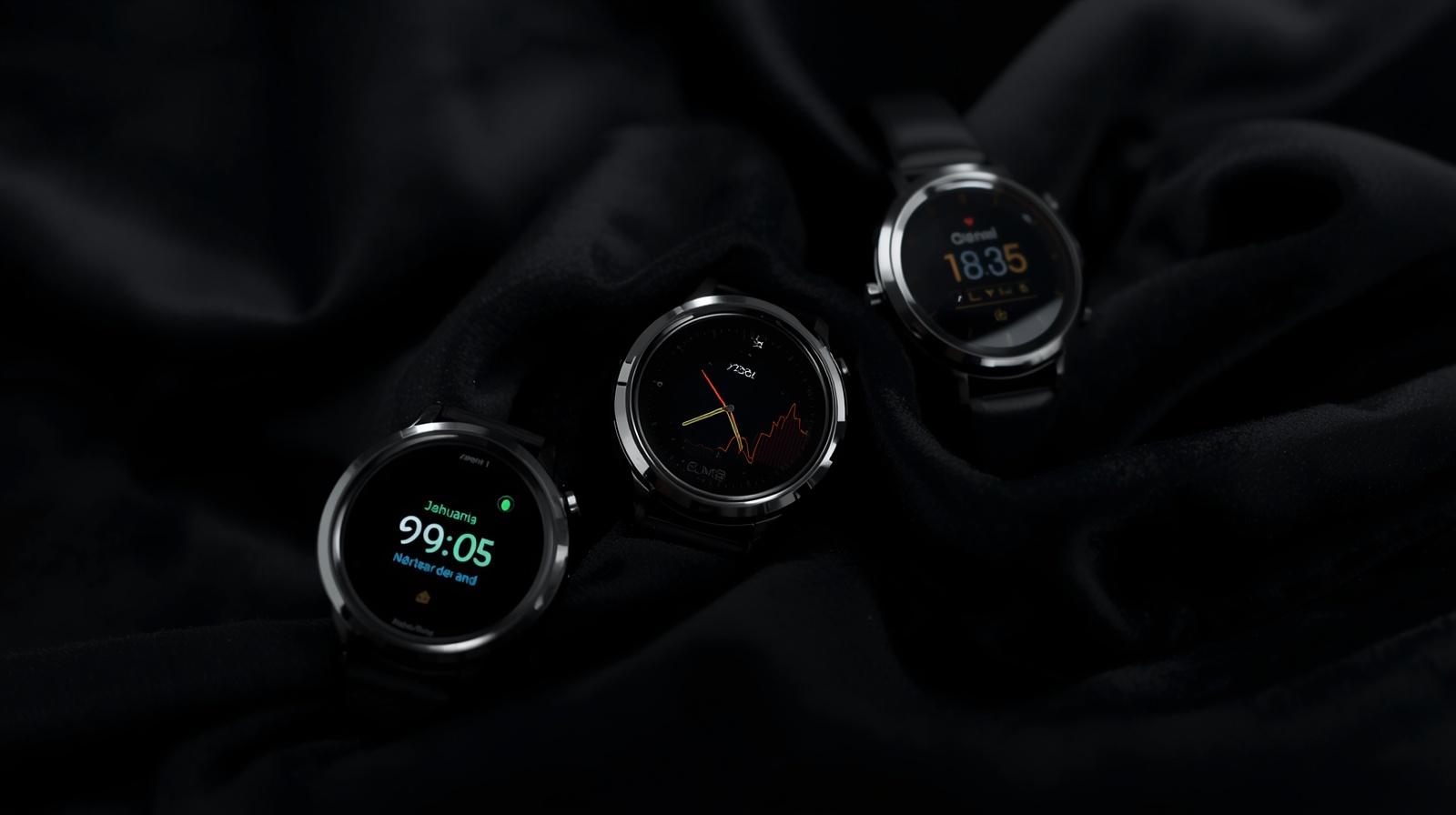 Smartwatch Xiaomi - czytelne ekrany AMOLED
