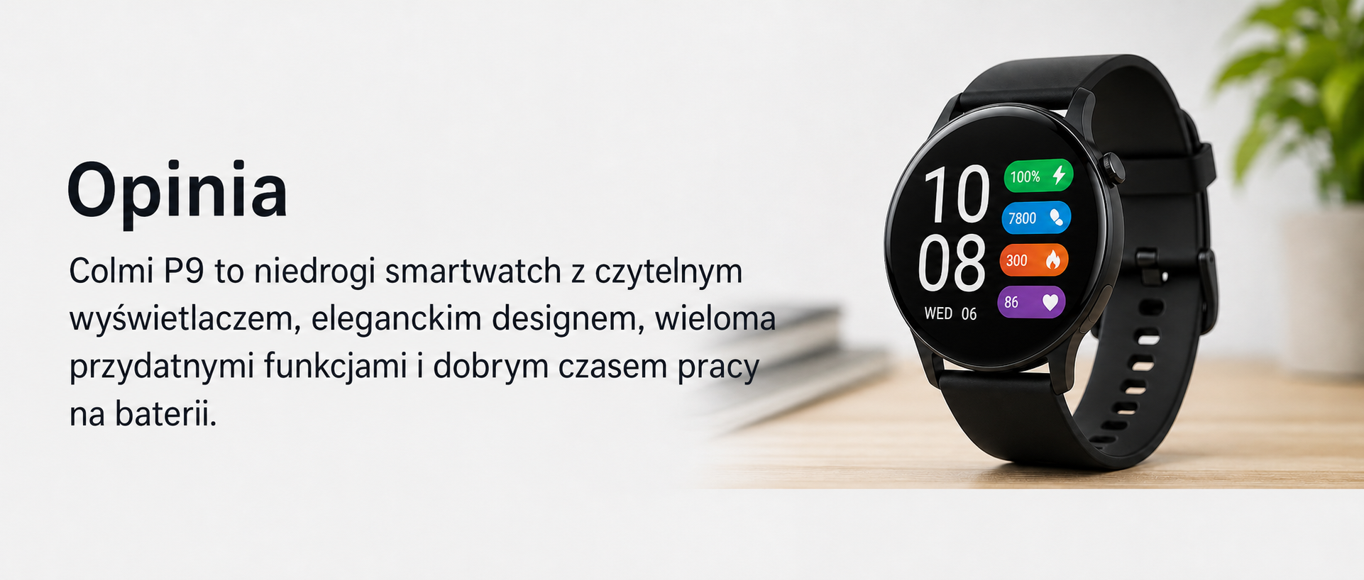 Colmi P9 – Opinia smartwatcha