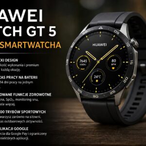 Nowoczesny smartwatch z zaawansowanymi funkcjami - HUAWEI WATCH GT 5