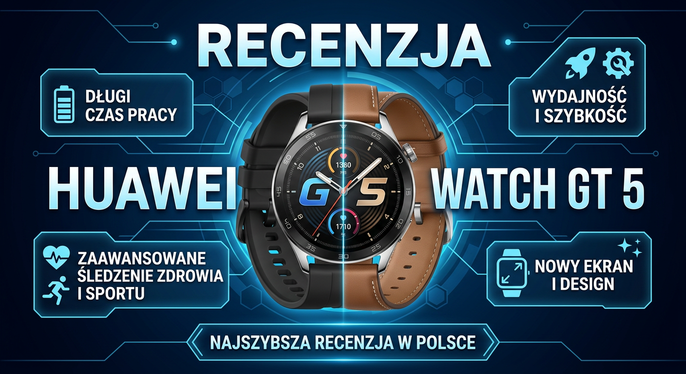 Nowoczesny smartwatch z zaawansowanymi funkcjami - HUAWEI WATCH GT 5