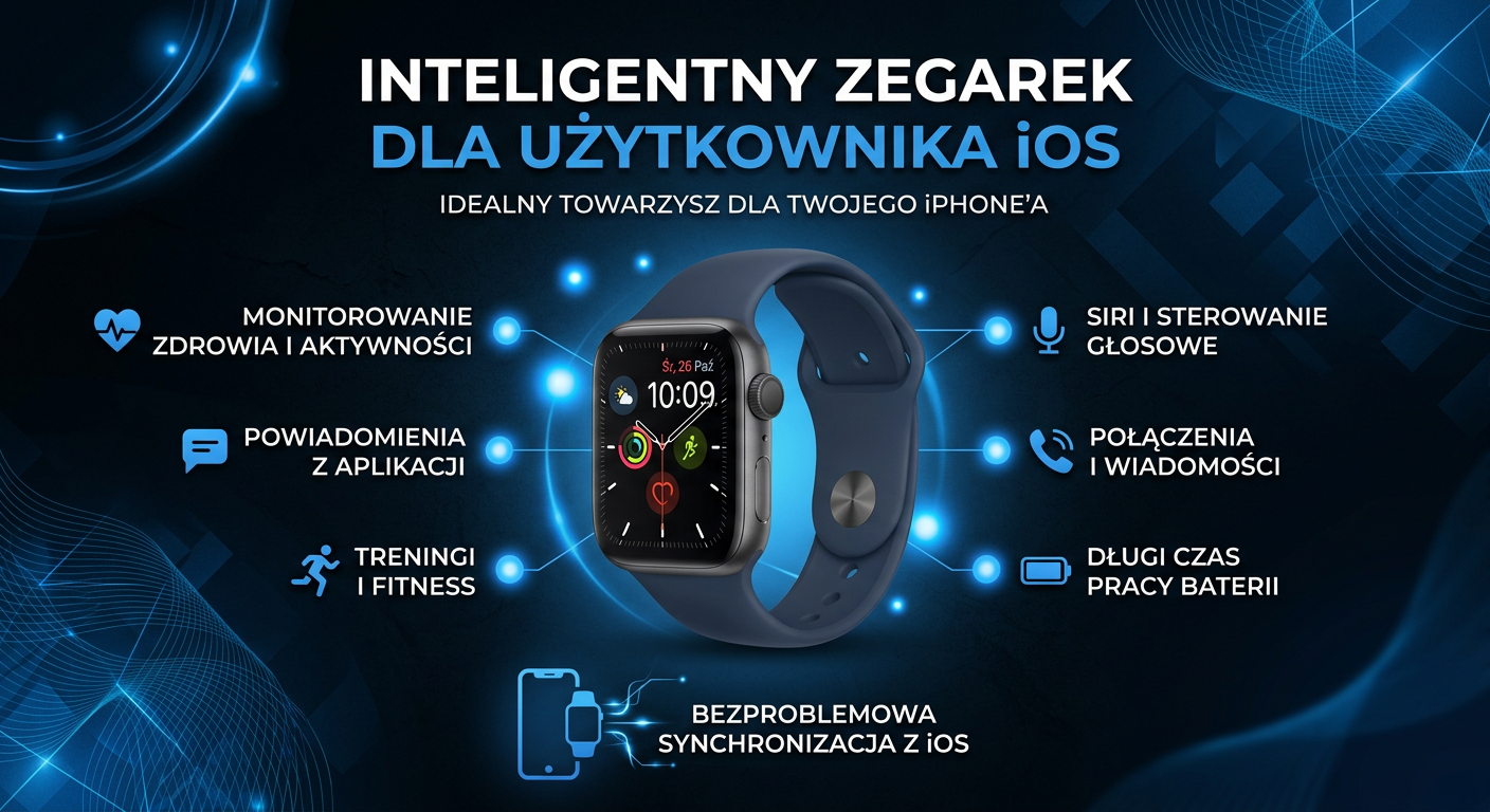Inteligentny zegarek dla użytkowników iOS