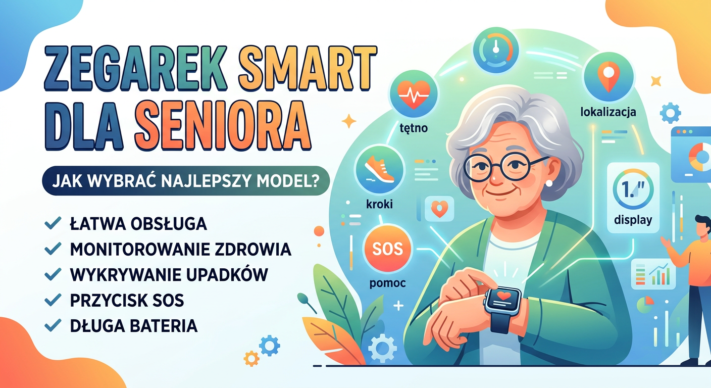 Jaki smartwatch dla seniora? - Praktyczny poradnik jaki smartwatch dla seniora