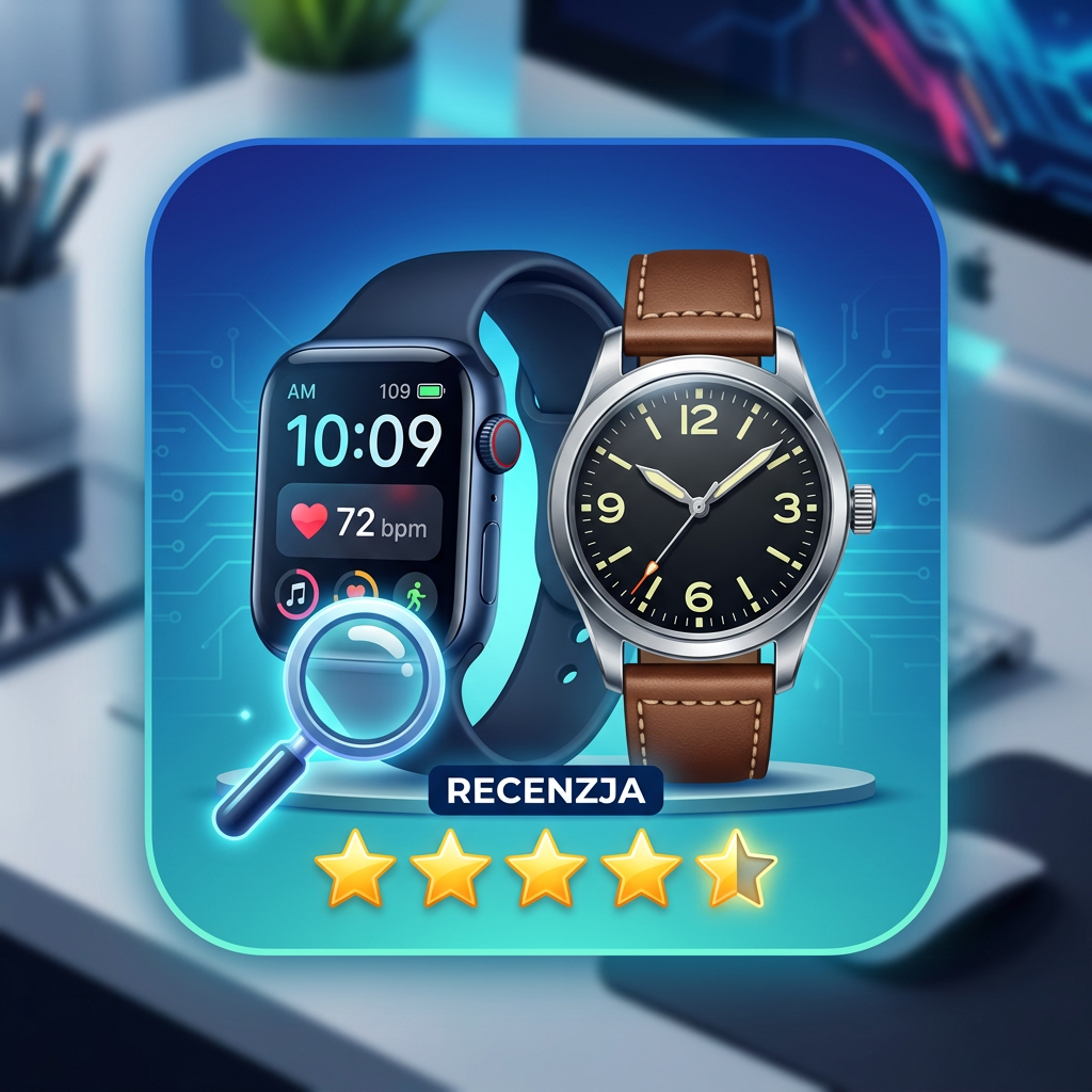 Recenzje -smartwatche - zegarki klasyczne - smartbandy