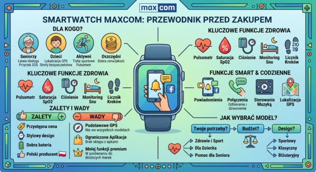 Smartwatch Maxcom - poradnik co warto wiedzieć przed zakupem