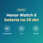 Honor Watch 6 – premiera. Nowy smartwatch z dobrą baterią