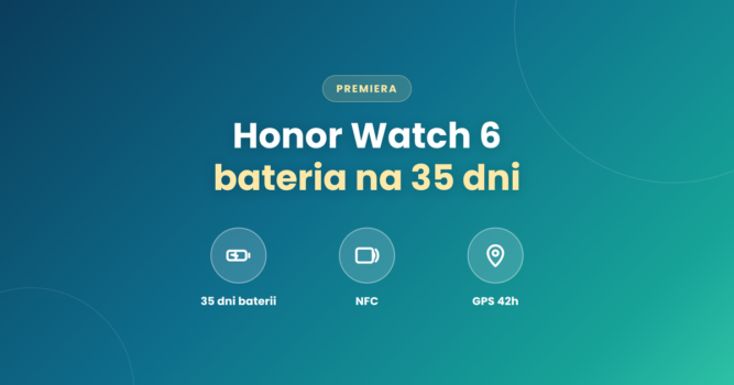 Honor Watch 6 – premiera. Nowy smartwatch z dobrą baterią