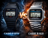Casio F91W vs Casio A168: Który cyfrowy klasyk wybrać?