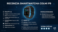Colmi P9 – Recenzja Taniego Smartwatcha, Który Pozytywnie Zaskakuje