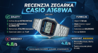 Recenzja zegarka Casio A168WA